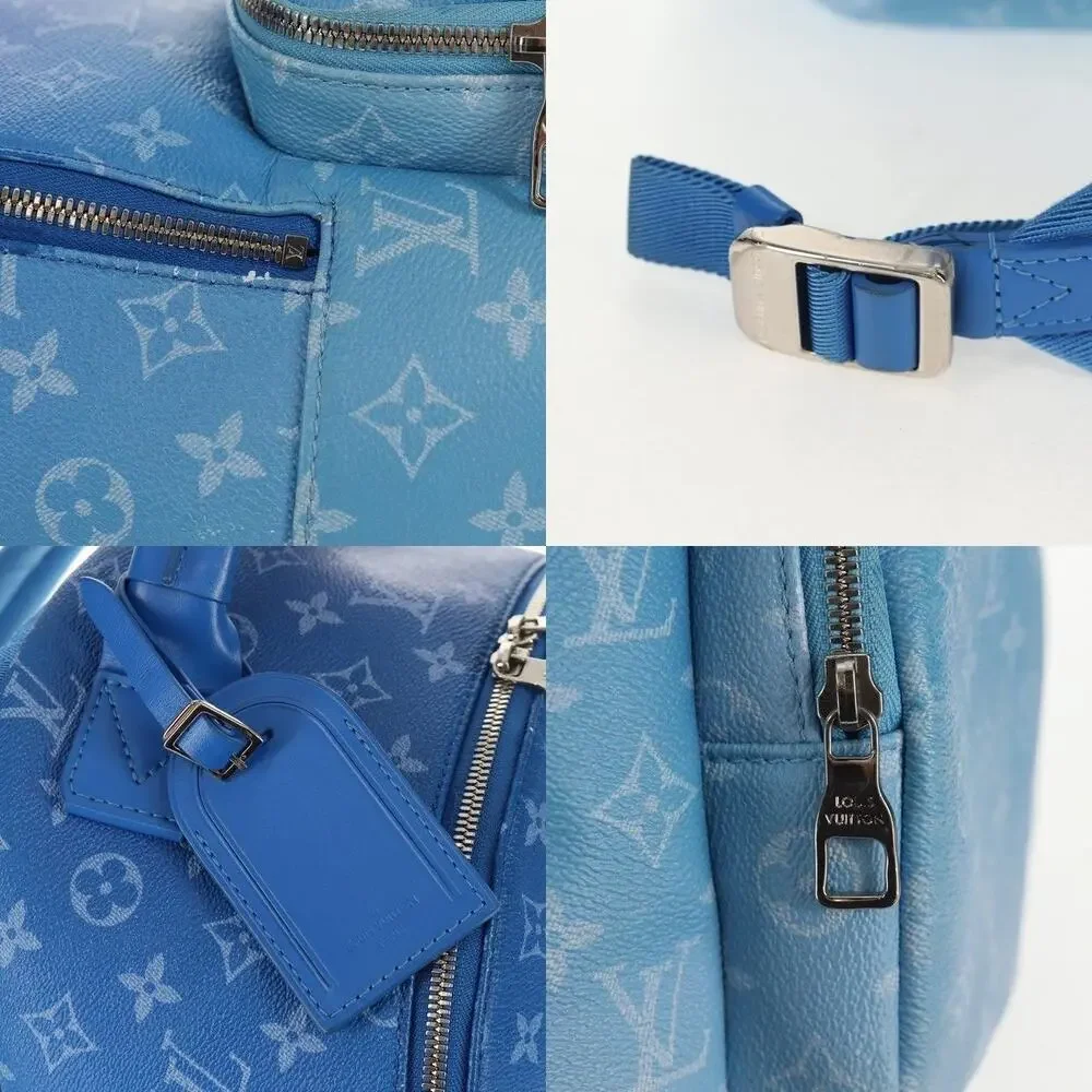 Louis Vuitton Monogram Clouds Multi Pocket Backpack Blue